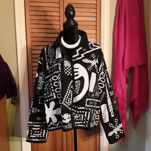 Embroidered cotton jacket